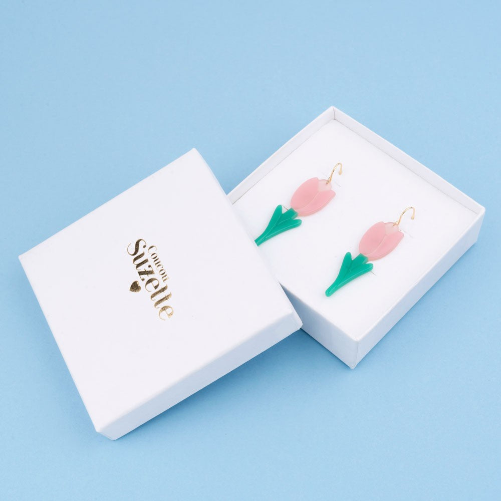 Boucles d'oreilles Tulipe - Coucou Suzette