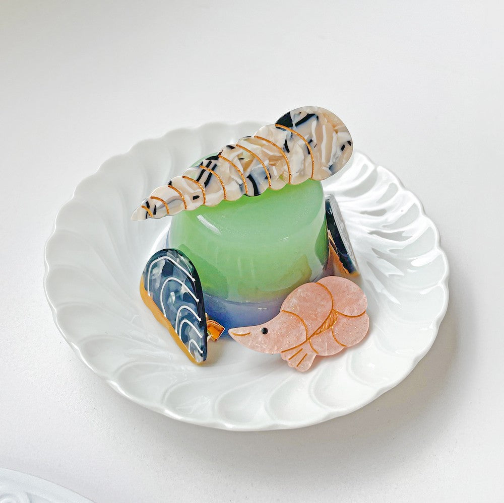 Barrette Coquillage long - Coucou Suzette