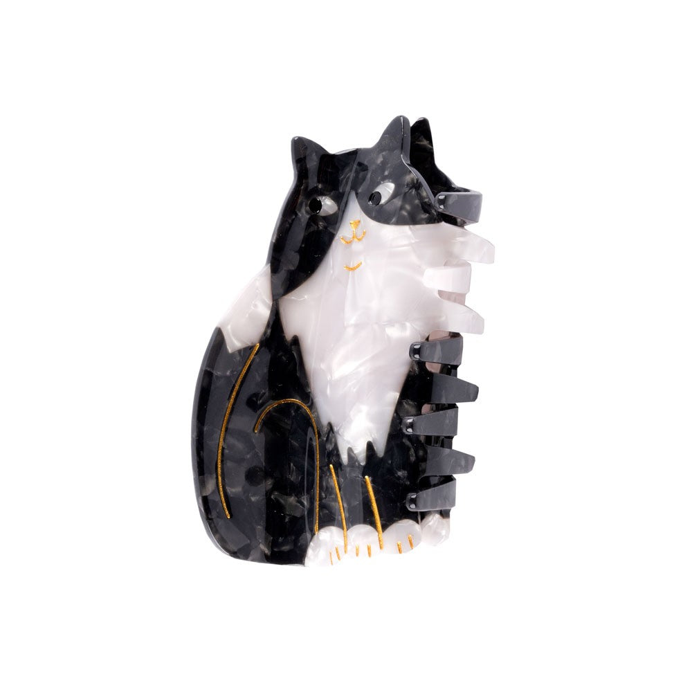 Pince à cheveux Chat Noir & Blanc - Coucou Suzette