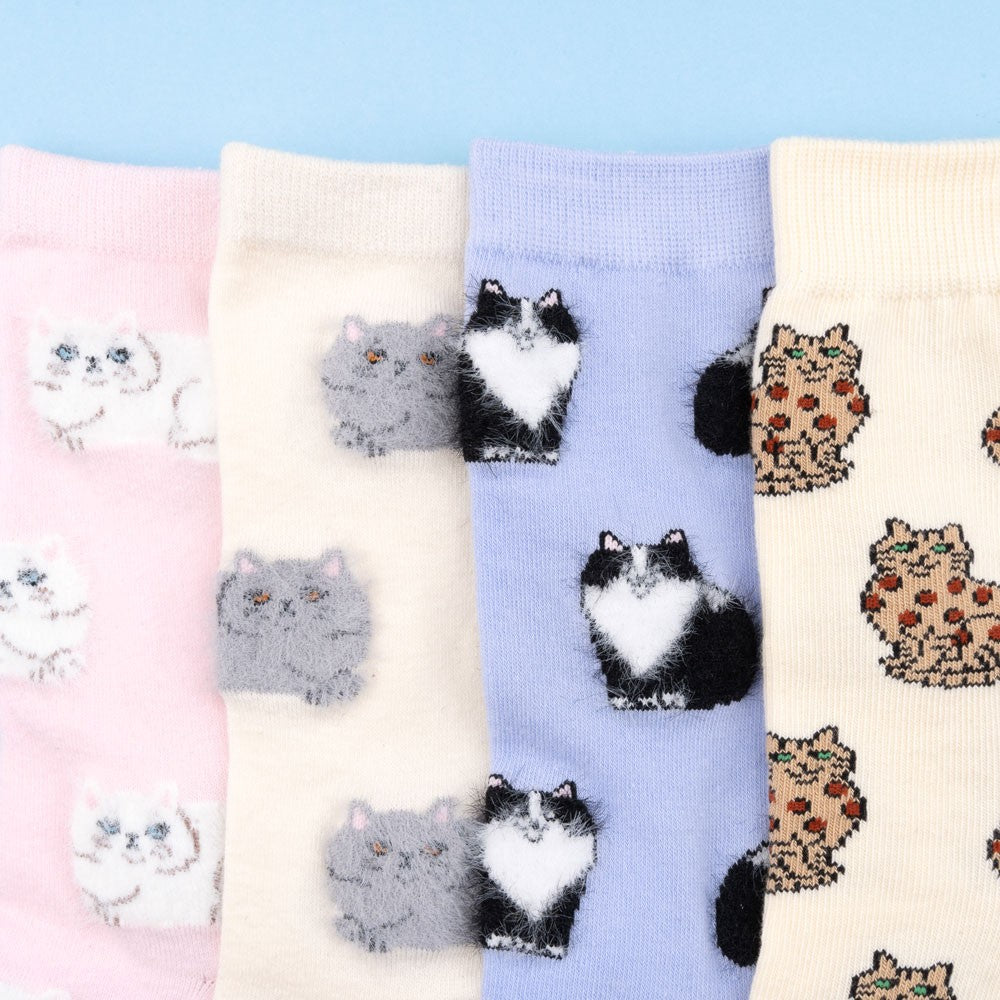 Chaussettes Chat Noir & Blanc - Coucou Suzette