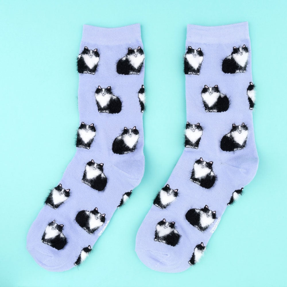 Chaussettes Chat Noir & Blanc - Coucou Suzette