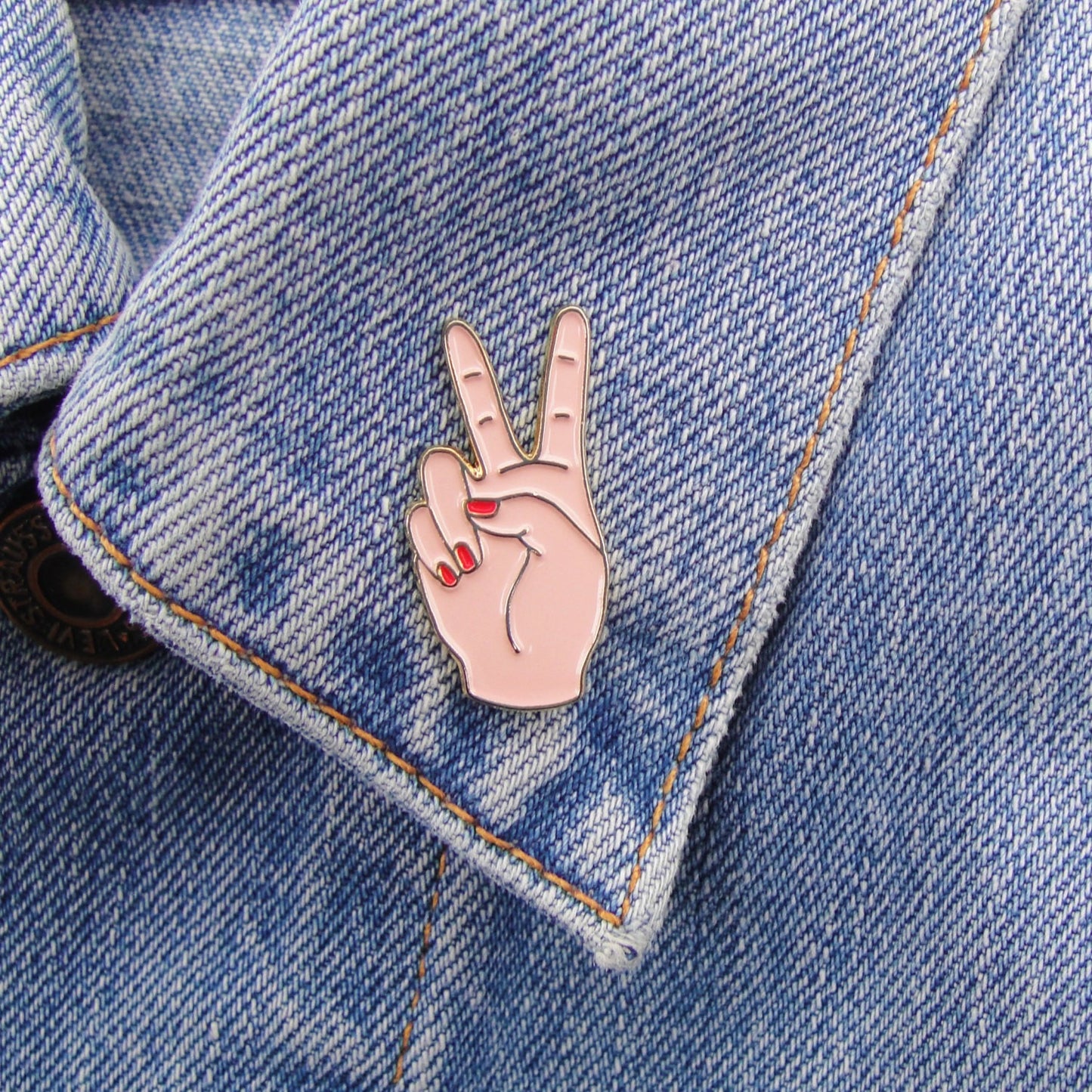 Pin's Peace - Blanc - Coucou Suzette
