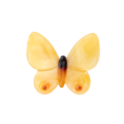 Yellow Butterfly Hair Clip