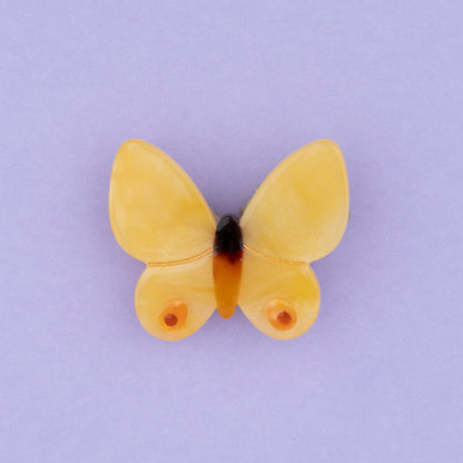 Yellow Butterfly Hair Clip