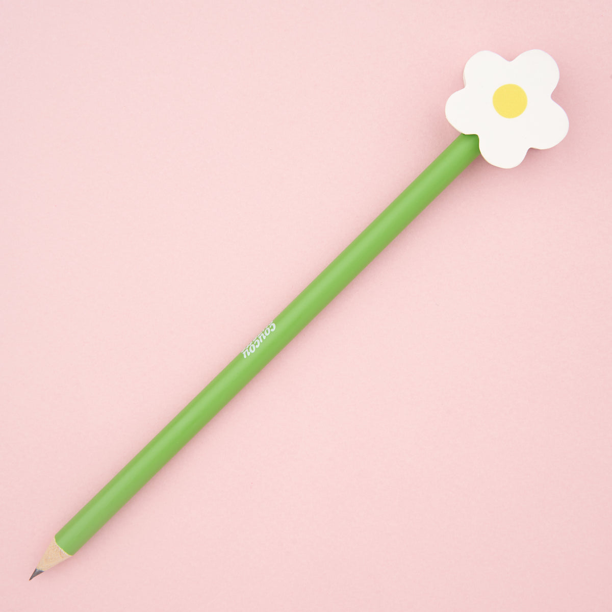 Crayon à papier et gomme Pâquerette