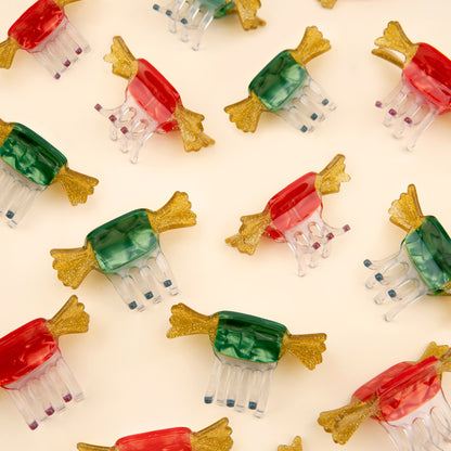 Duo Christmas Candy Mini Hair Claws