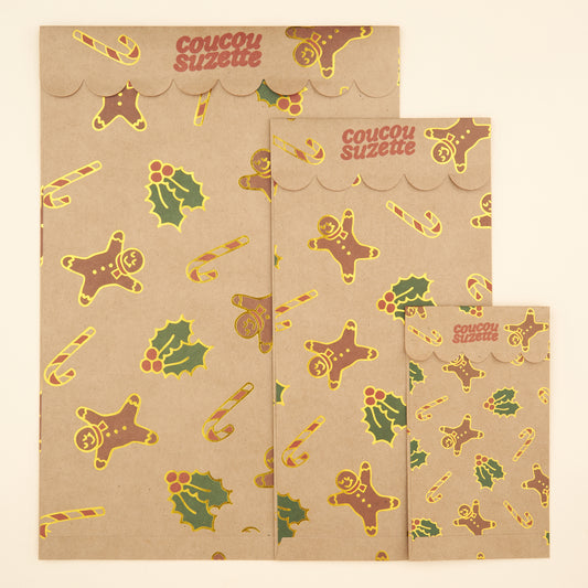 Pochettes Cadeaux Noël