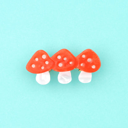 Mushroom Hair Clip