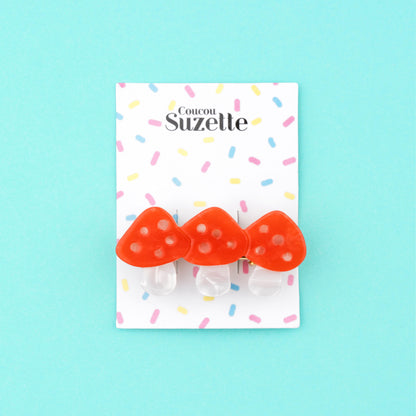 Mushroom Hair Clip