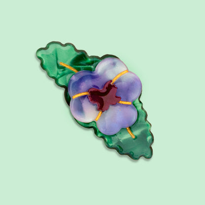 Barrette Pensée Mauve