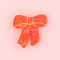 Barrette Noeud Rouge