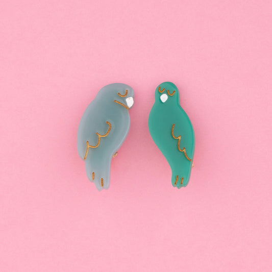 Lovebirds Hair Clip Set