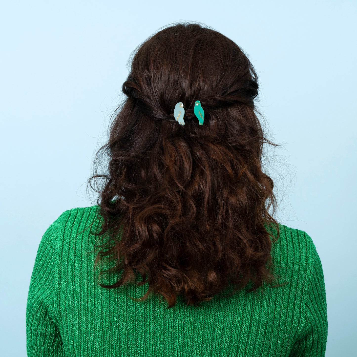 Lovebirds Hair Clip Set