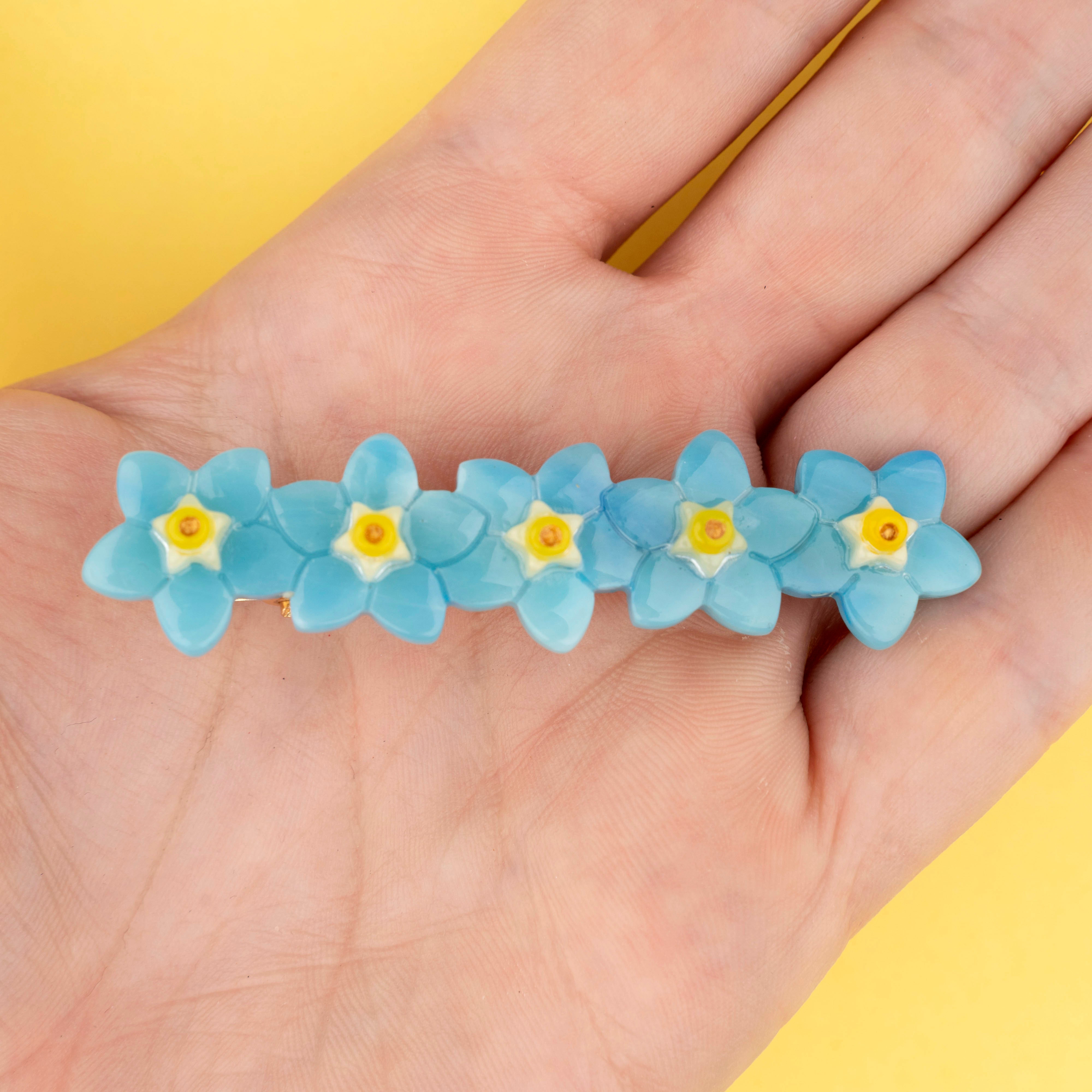 Forget Me Not Flower Hair Clip – Coucou Suzette
