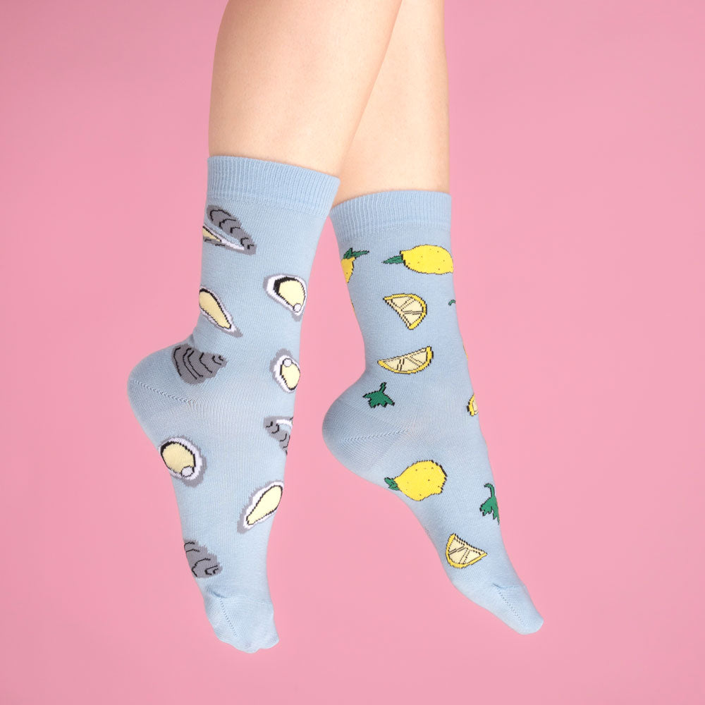 Saucisson Socks Oyster Lemon Mismatched Patterned Socks – Coucou Suzette