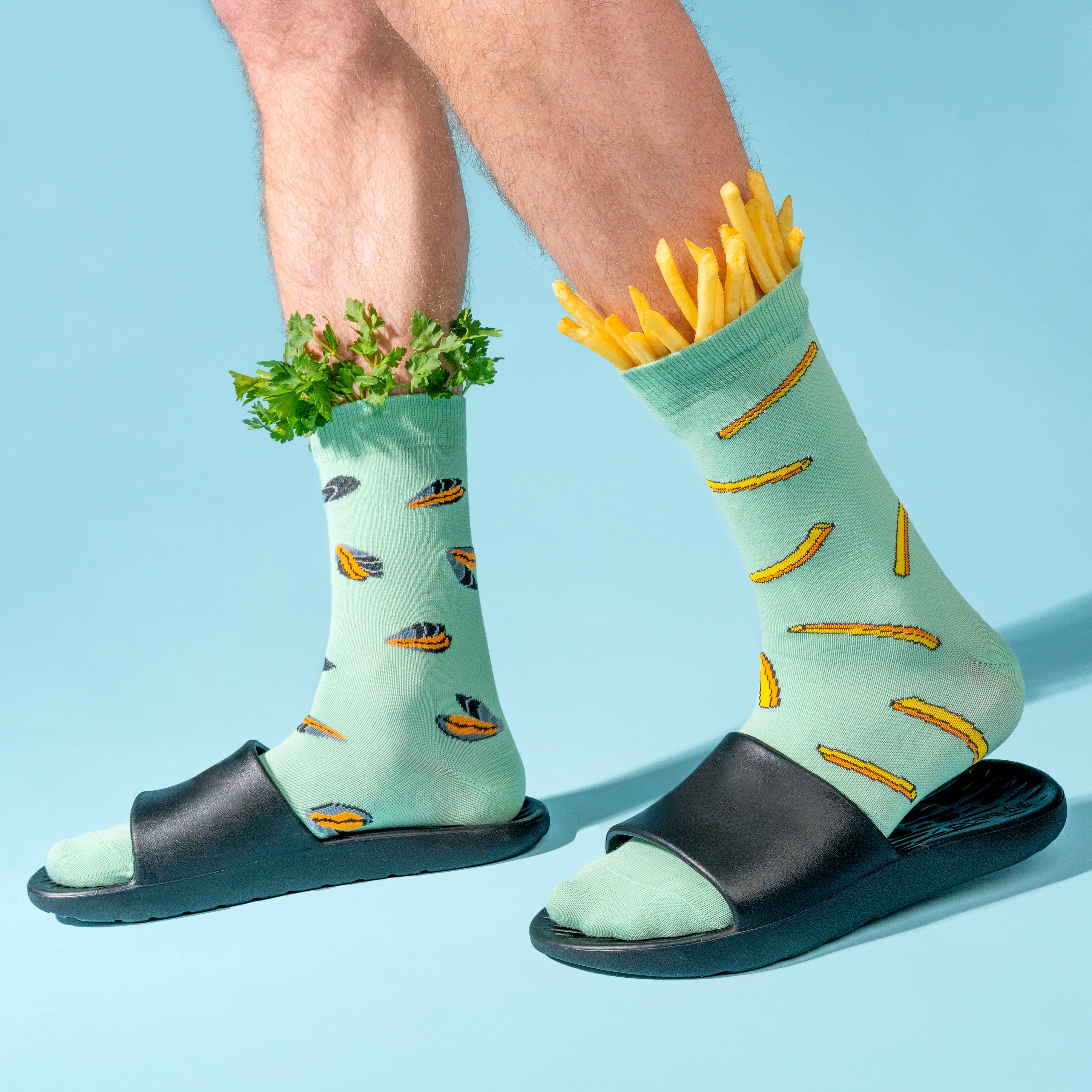 Fun Mussels & French Fries Socks – Coucou Suzette