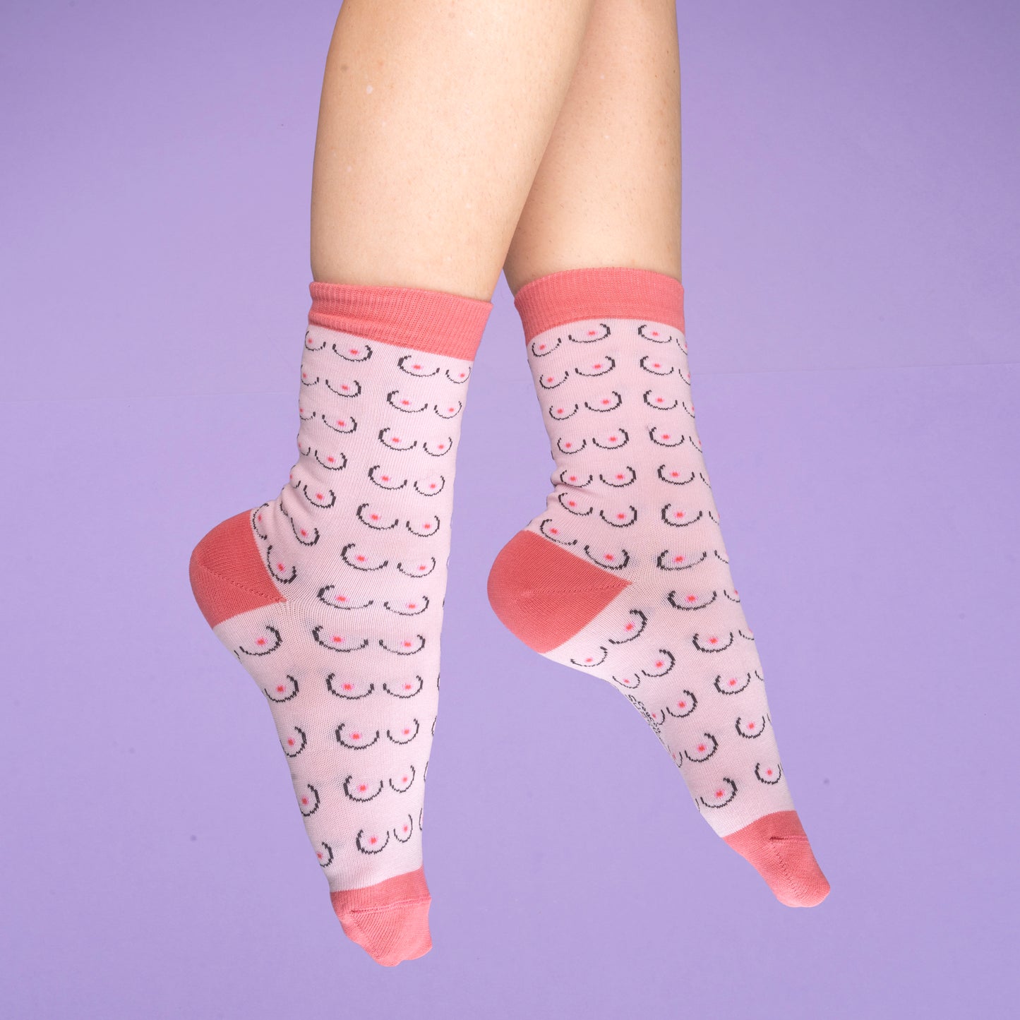 Chaussettes Seins - Blanc