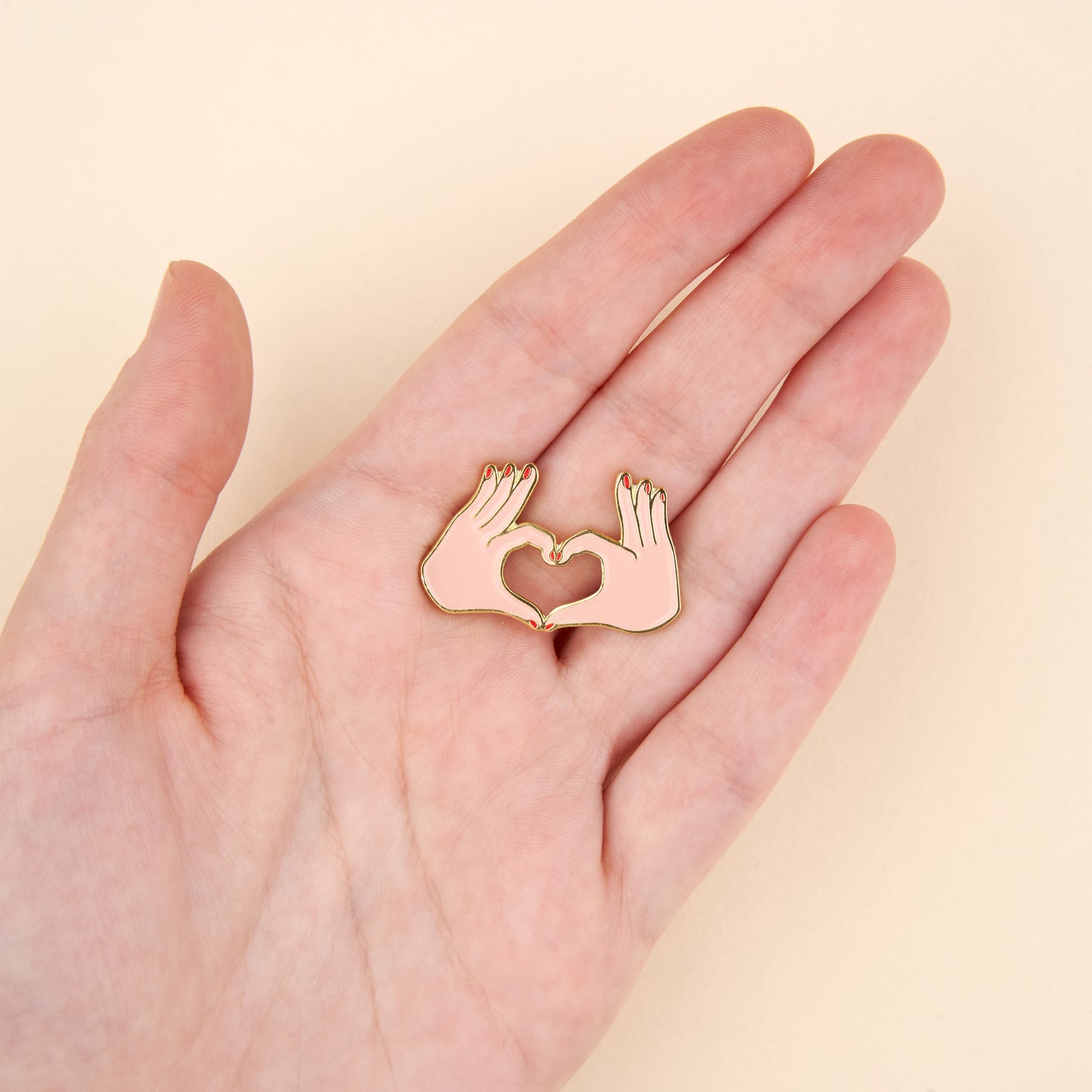 Pin's Amour - Blanc