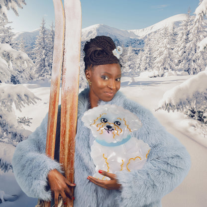 Pince à cheveux Bichon