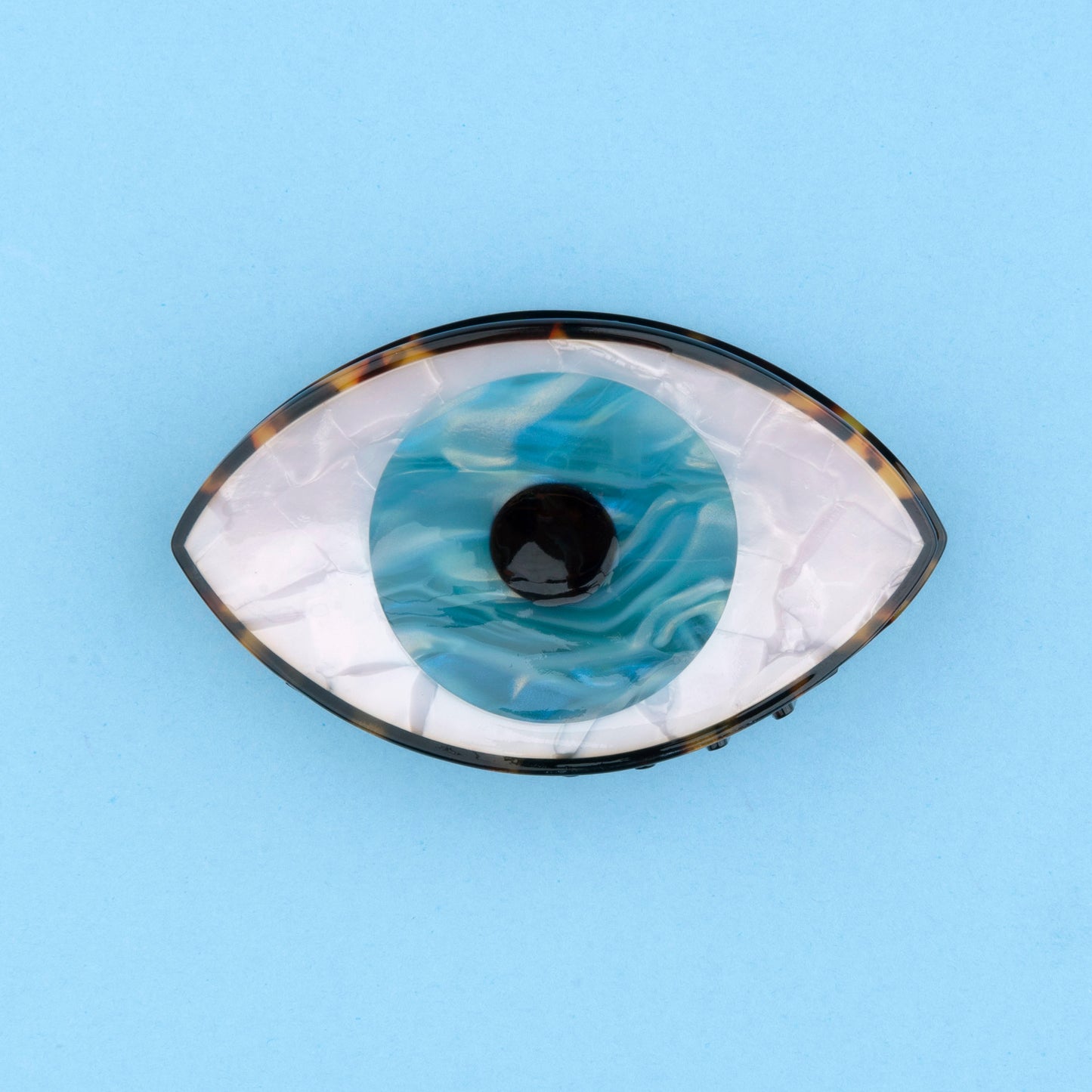 Pince à cheveux Oeil - Bleu