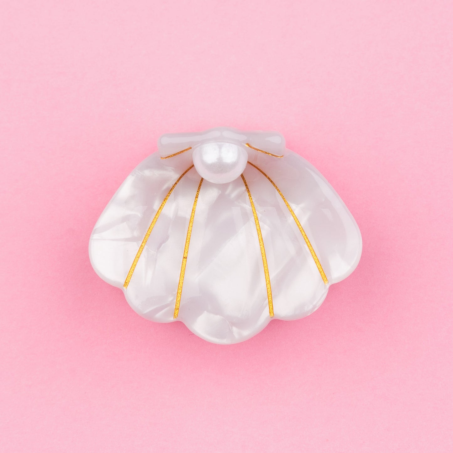 Scallop Shell Mini Hair Claw