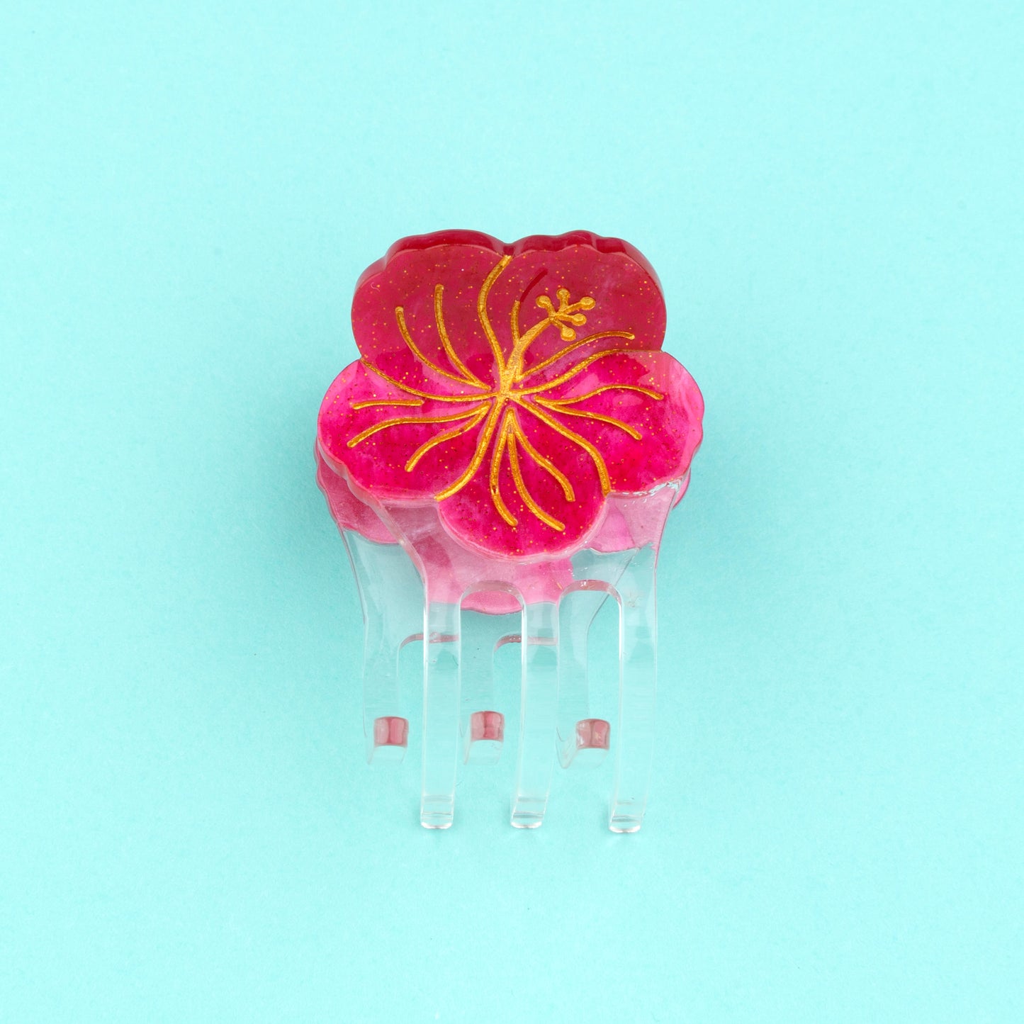 Mini pince à cheveux Hibiscus