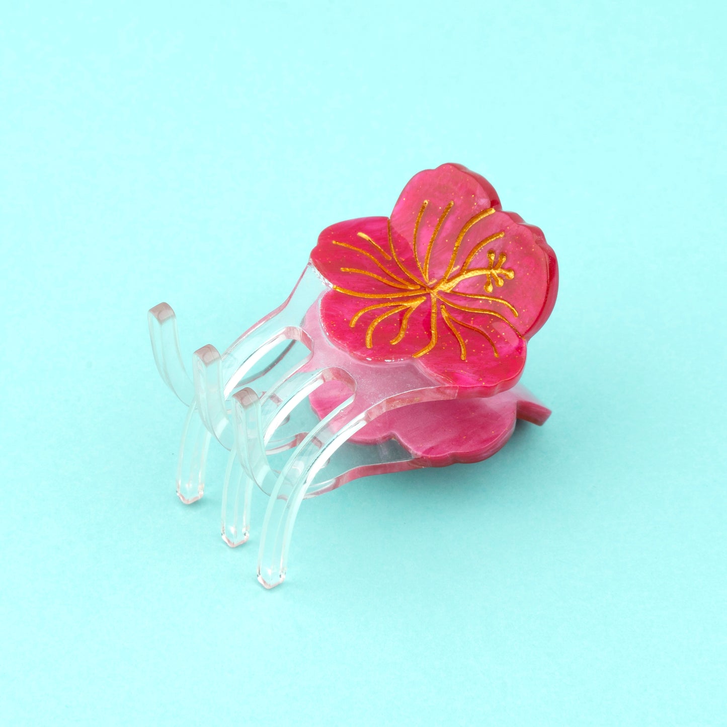 Mini pince à cheveux Hibiscus