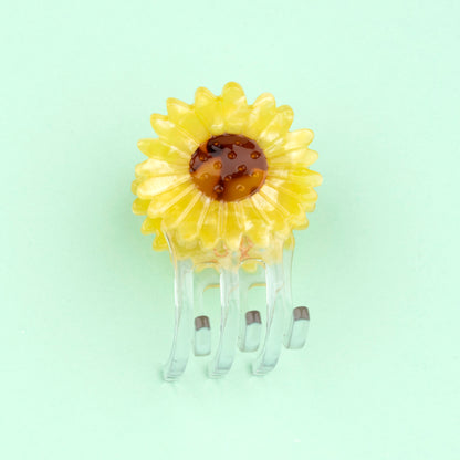 Sunflower Mini Hair Claw