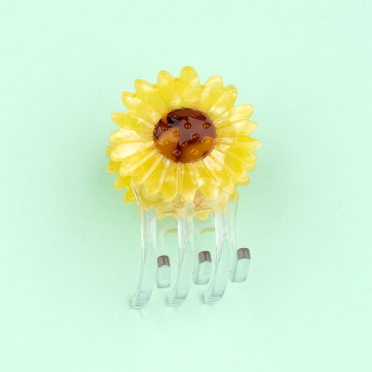 Sunflower Mini Hair Claw