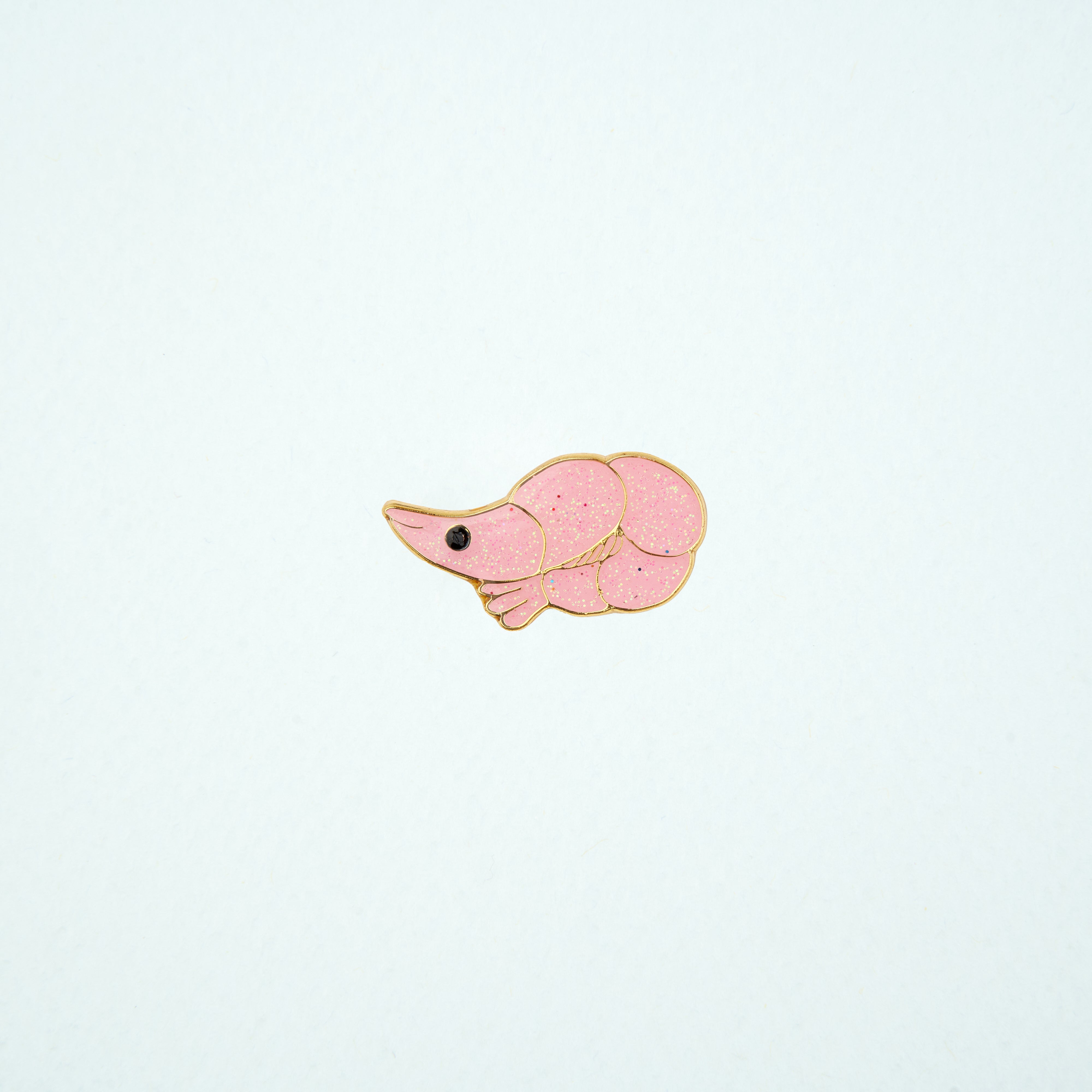 Shrimp Pin pink and glittery – Coucou Suzette