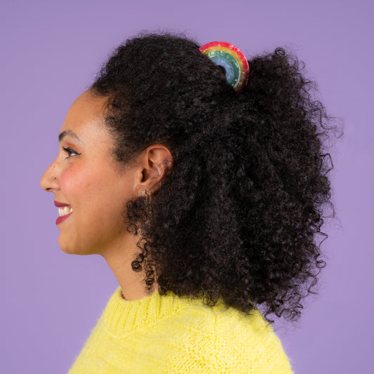 Rainbow Hair Claw