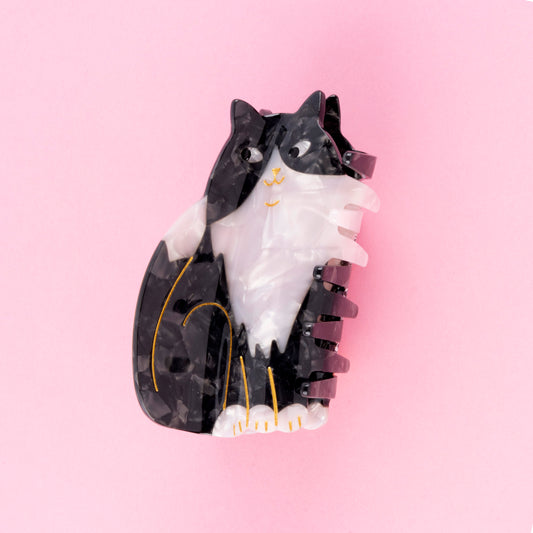 Black & White Cat Hair Claw