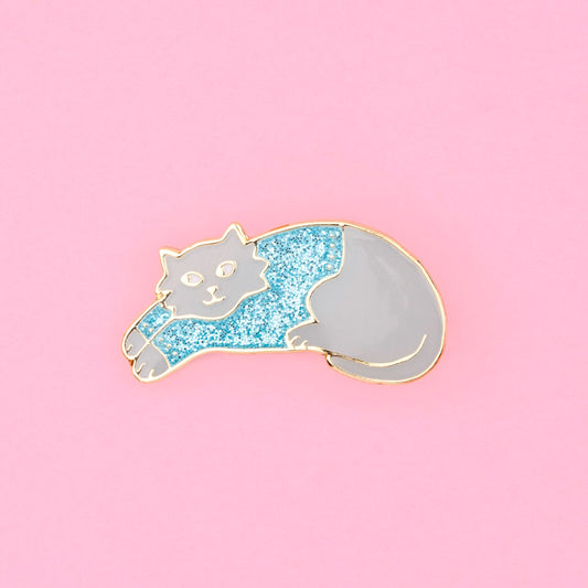Pin's Chat pull d'hiver