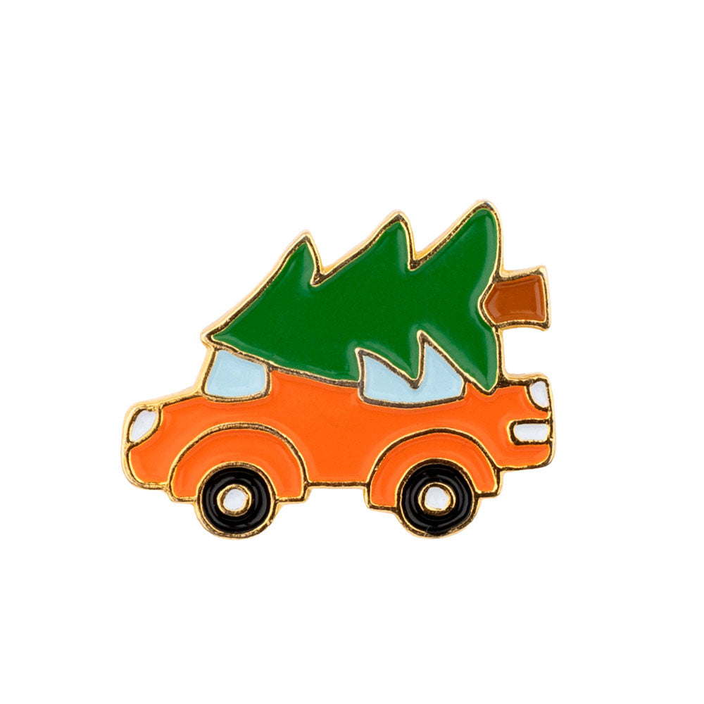 Pin's Voiture sapin – Coucou Suzette