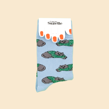 Chilly Cat Socks