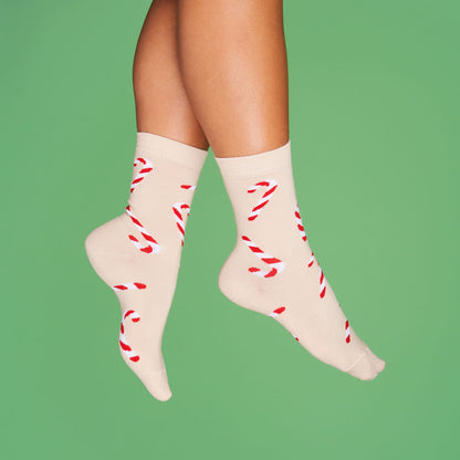 Candy Cane Socks