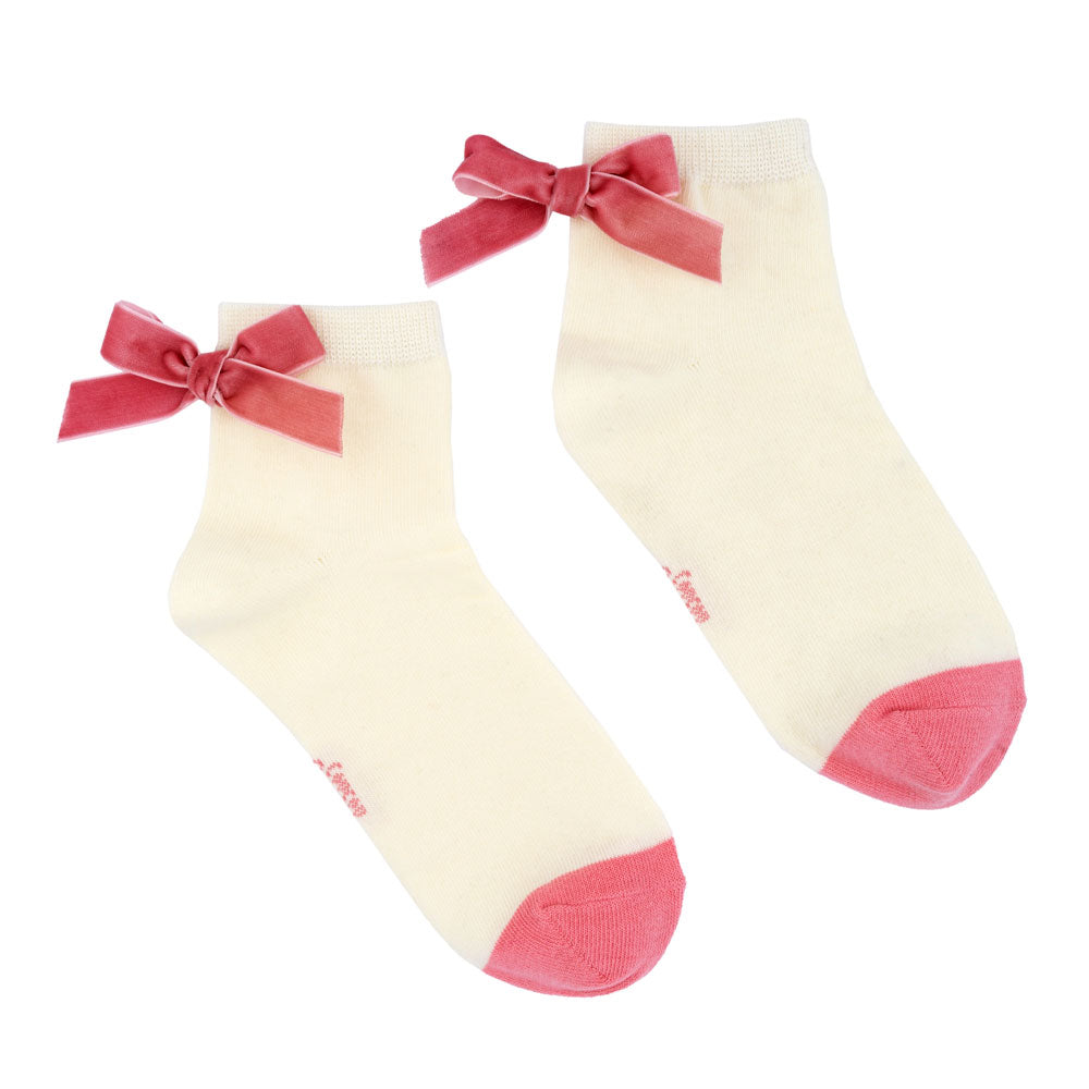 Pink Bow Socks