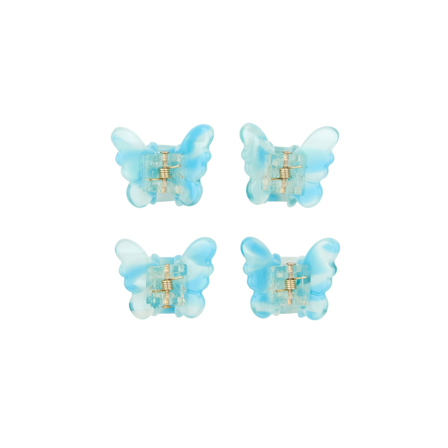 Lot mini pinces à cheveux Papillons