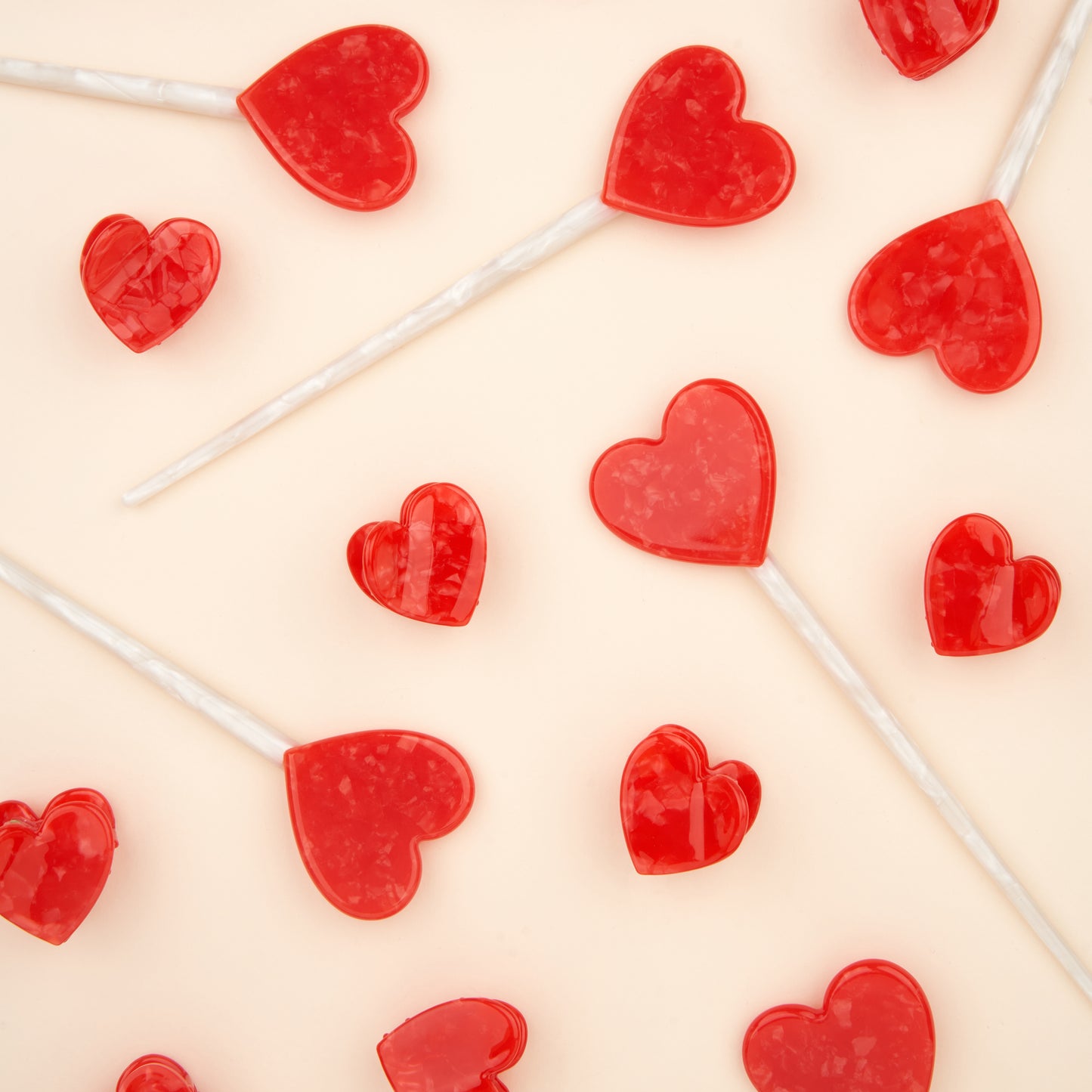 Lollipop Heart Hair Stick