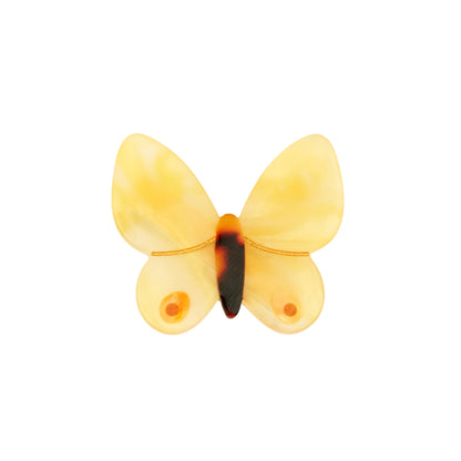 Barrette Papillon Jaune - Atypique