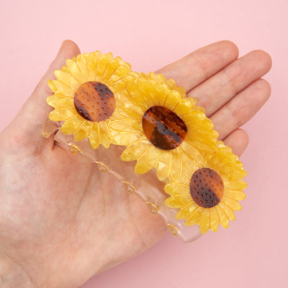 Trio Sunflowers Hair Claw