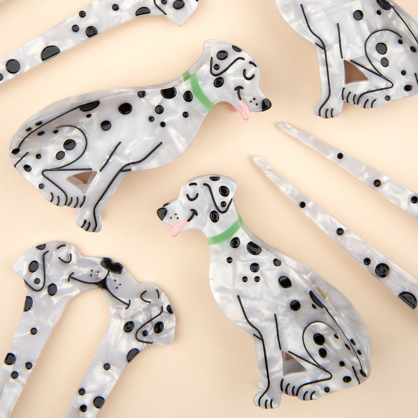 Dalmatian Hair Claw x La Bonne Brosse