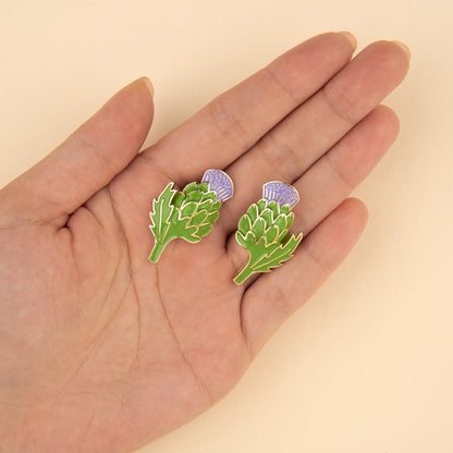 Boucles d'oreilles Artichaut