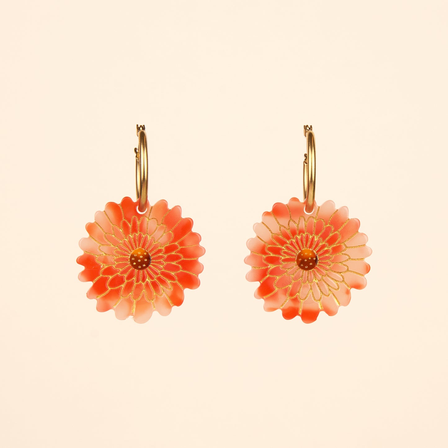 Boucles d'oreilles Dahlia