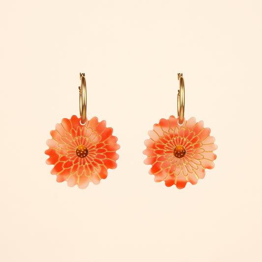 Boucles d'oreilles Dahlia