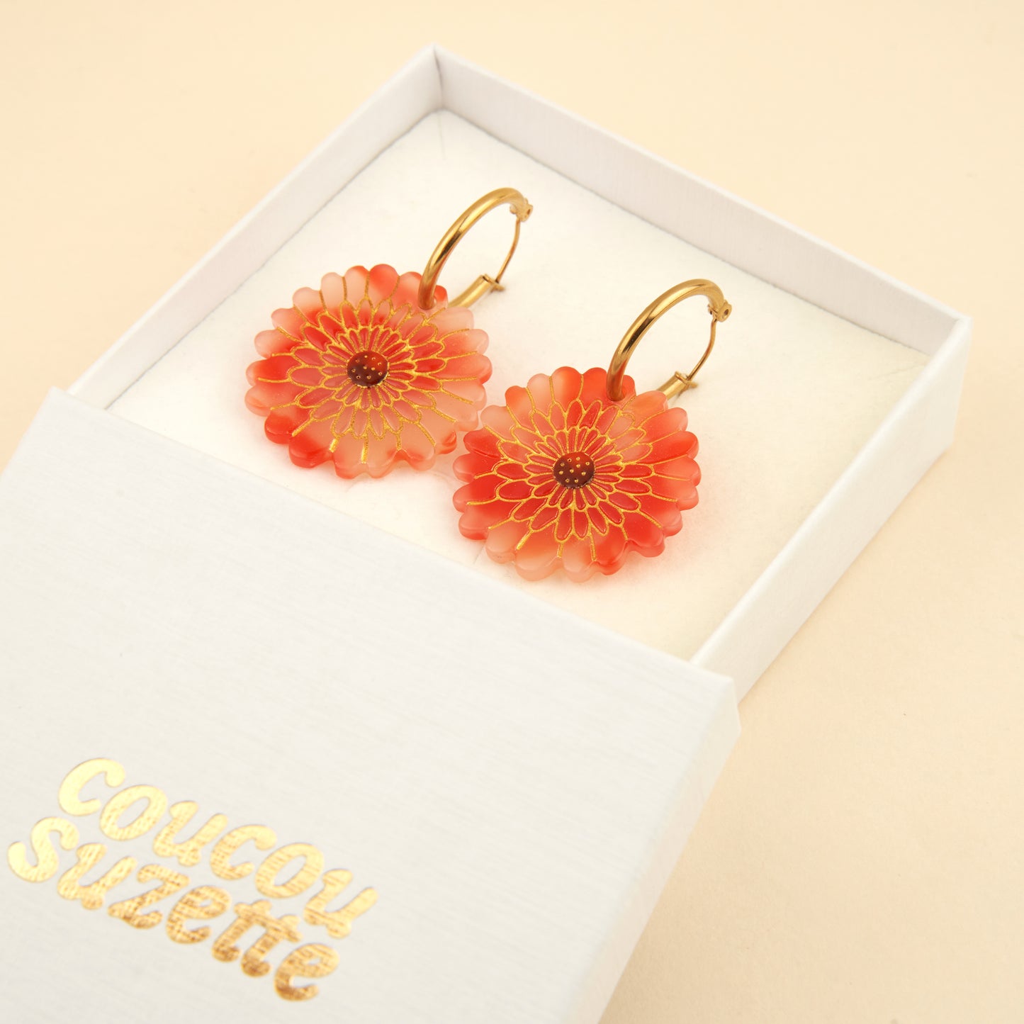 Boucles d'oreilles Dahlia