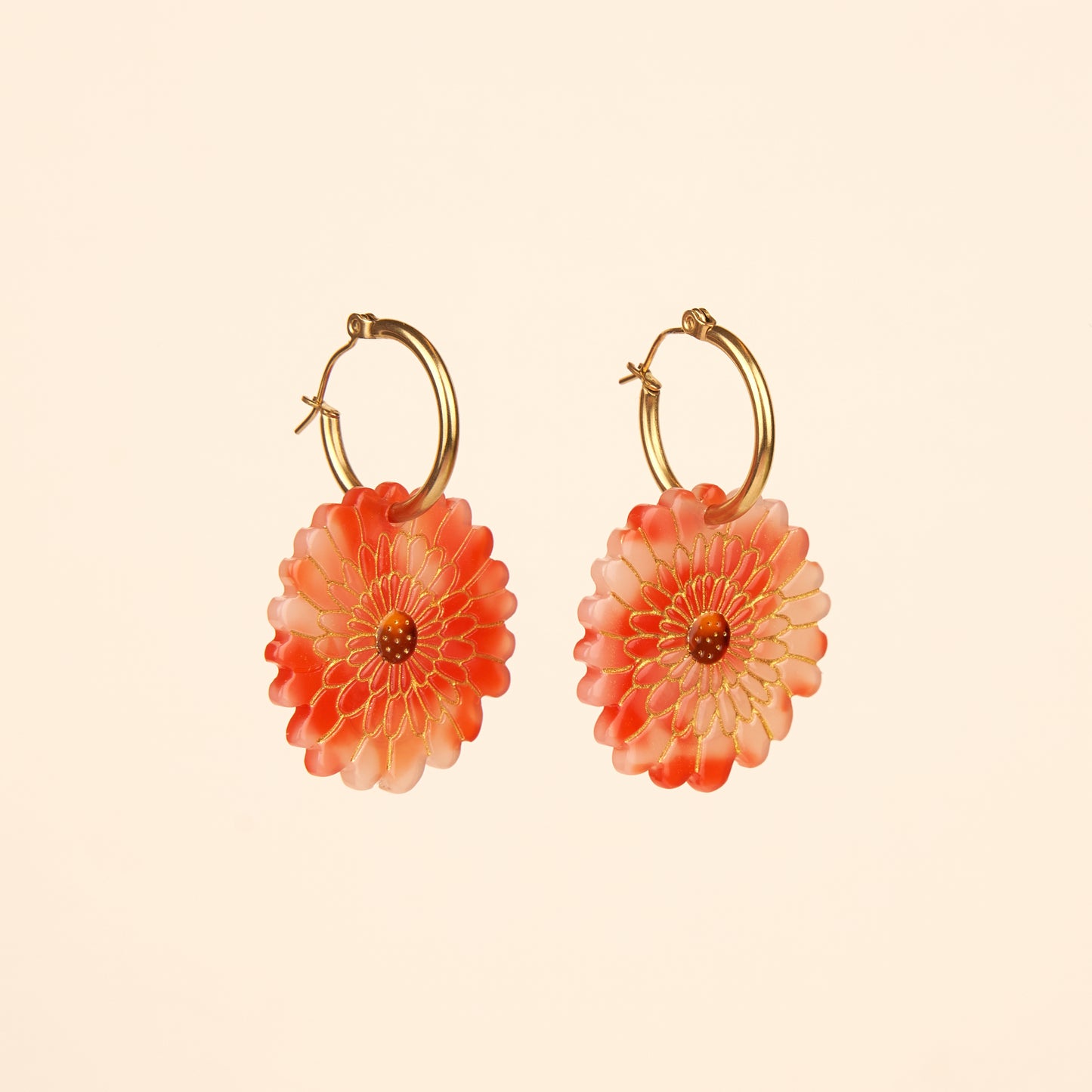 Boucles d'oreilles Dahlia