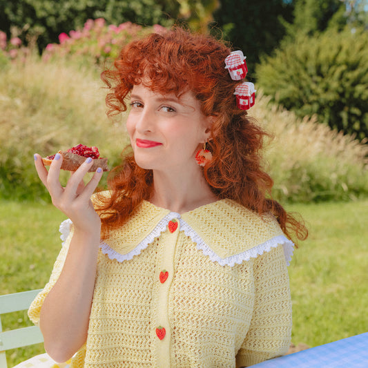 Kit boutons Fraise