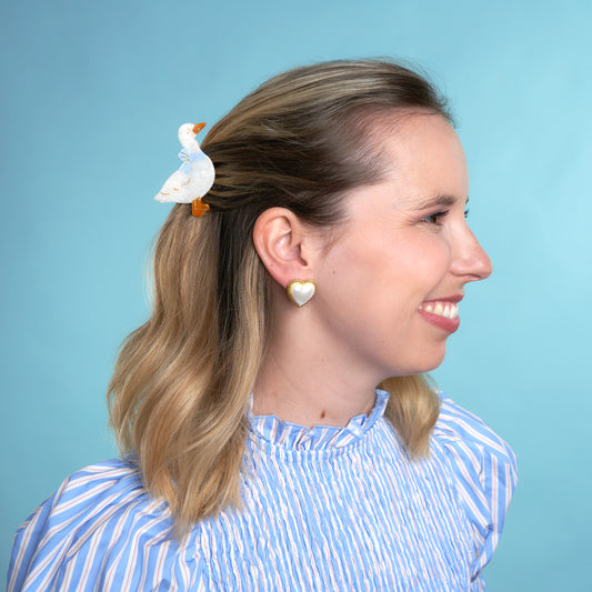 Mini pince à cheveux Oie