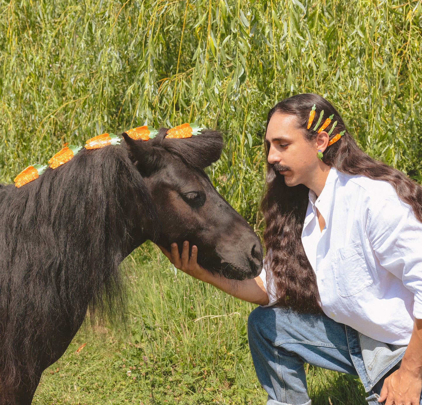 Pince à cheveux Carotte